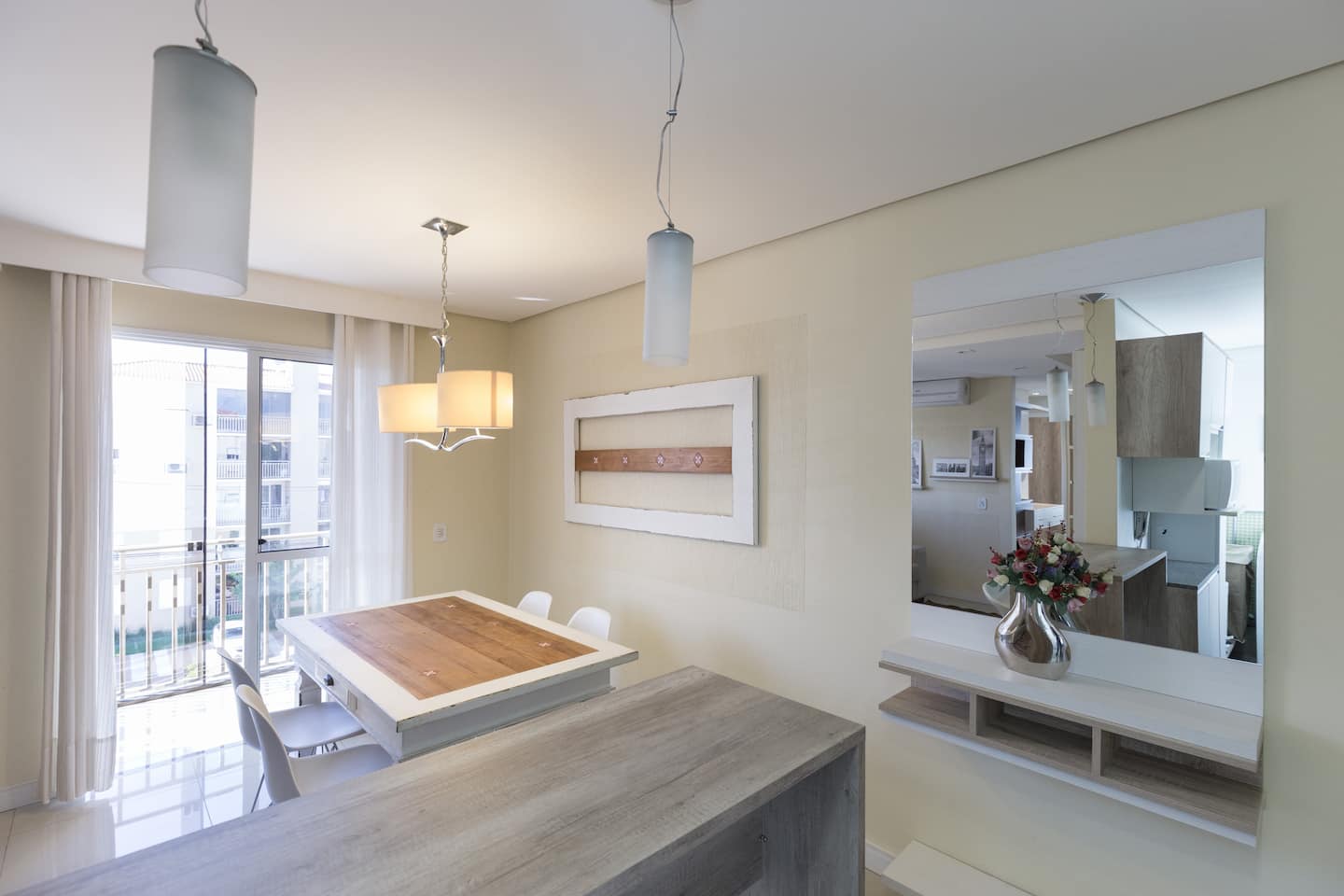 Apartamento con piscina en Novo Humaitá, frente al parque — foto 3